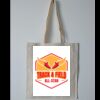 Budget Calico Tote Bag Thumbnail